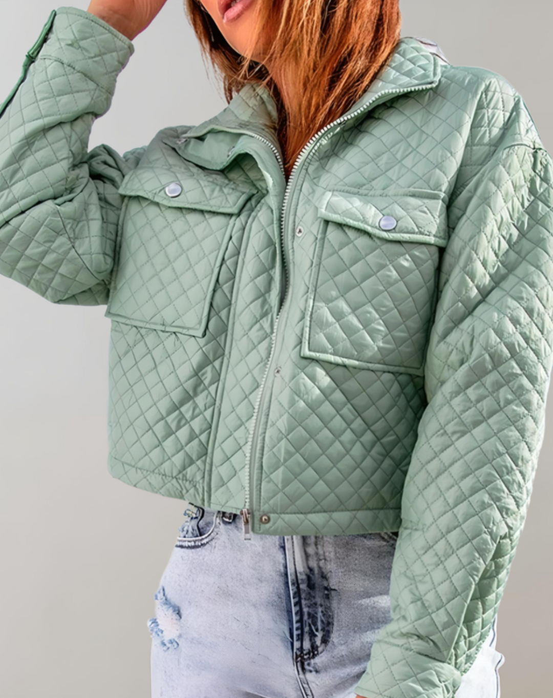 EB | Lässige Leichte Jacke mit Knöpfen