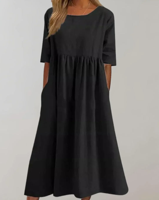 EB | Locker Sitzendes Baumwollkleid