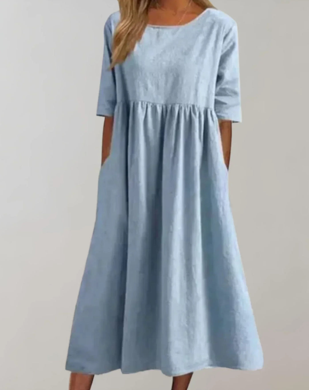 EB | Locker Sitzendes Baumwollkleid