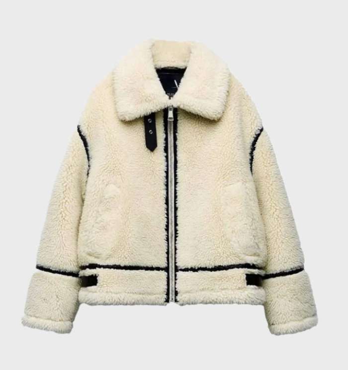 EB | Übergroße Fleece-Zip-Jacke