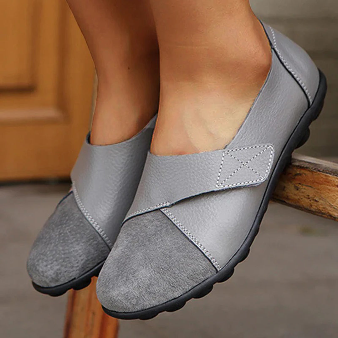 Bequeme loafer aus leder EB