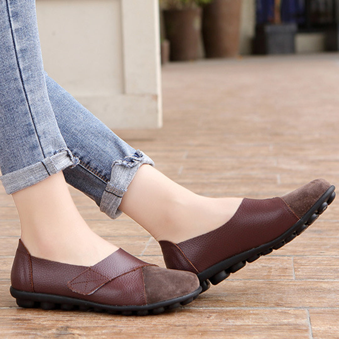 Bequeme loafer aus leder EB
