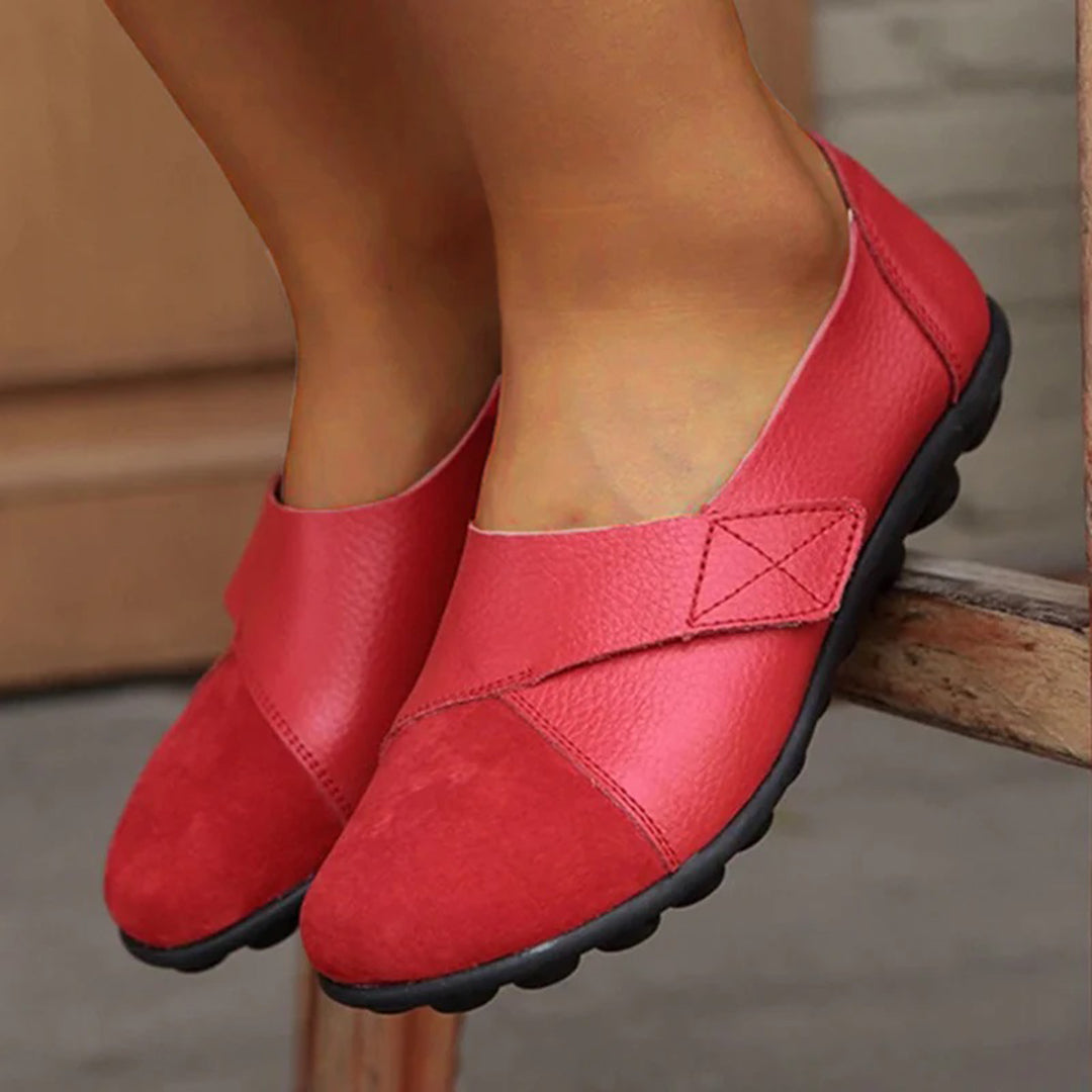 Bequeme loafer aus leder EB
