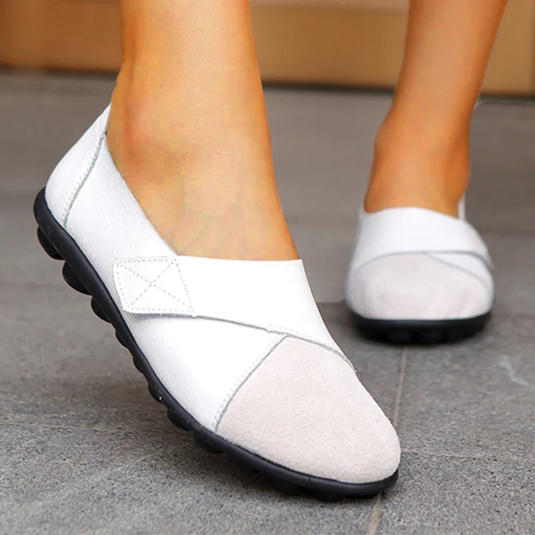 Bequeme loafer aus leder EB