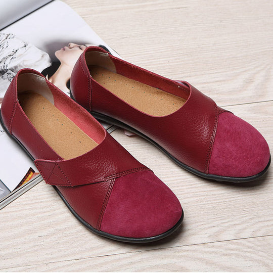 Bequeme loafer aus leder EB
