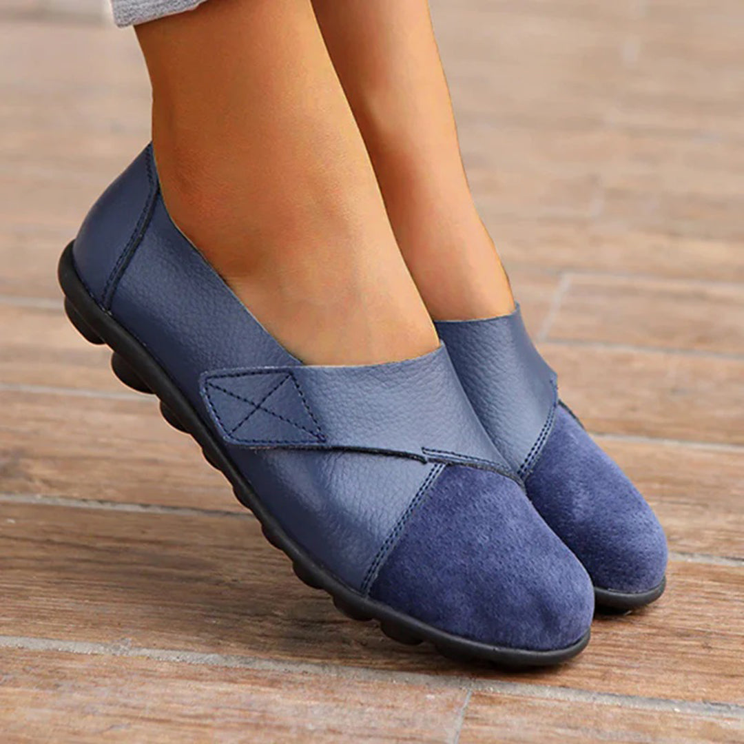 Bequeme loafer aus leder EB