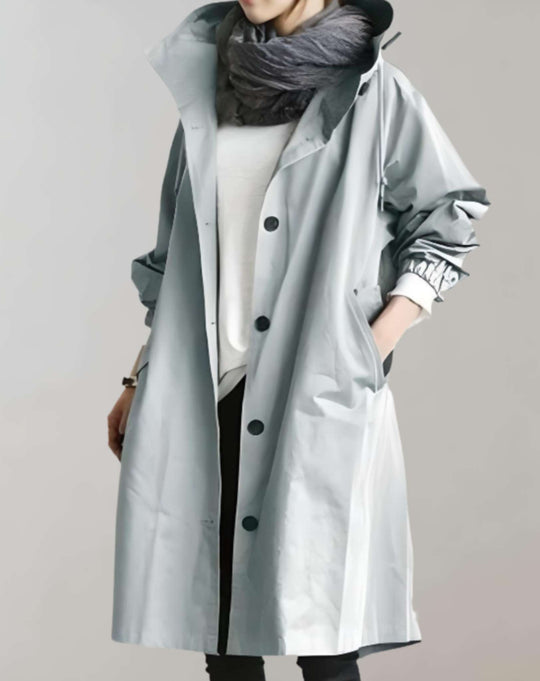 EB | Wasserfester und Warmer Kapuzen-Trenchcoat