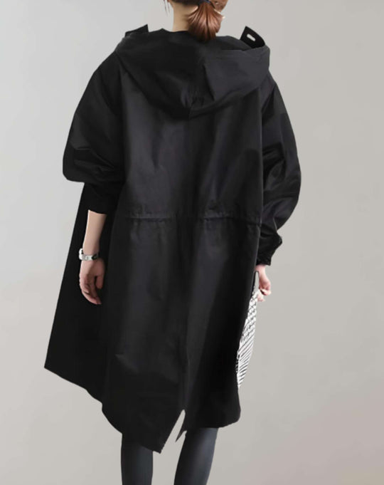 EB | Wasserfester und Warmer Kapuzen-Trenchcoat
