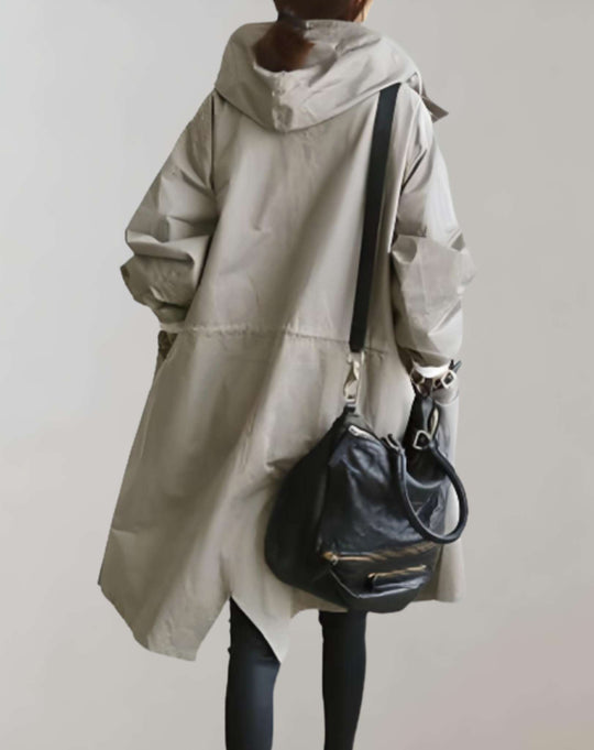 EB | Wasserfester und Warmer Kapuzen-Trenchcoat