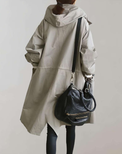 EB | Wasserfester und Warmer Kapuzen-Trenchcoat