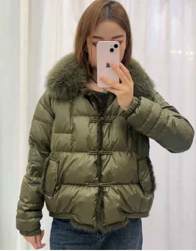 EB | Lockere Pufferjacke - Warm & Vintage