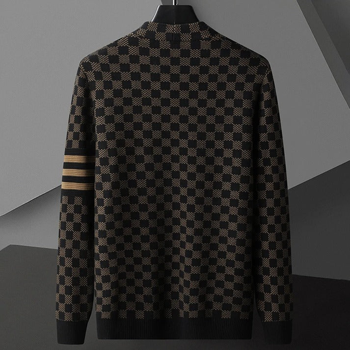 EB | Gemusteter Cardigan Strick Elegant, Stilvoll