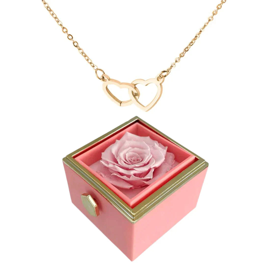 EB| Rosenbox mit Halskette perfekt für den Valentinstag