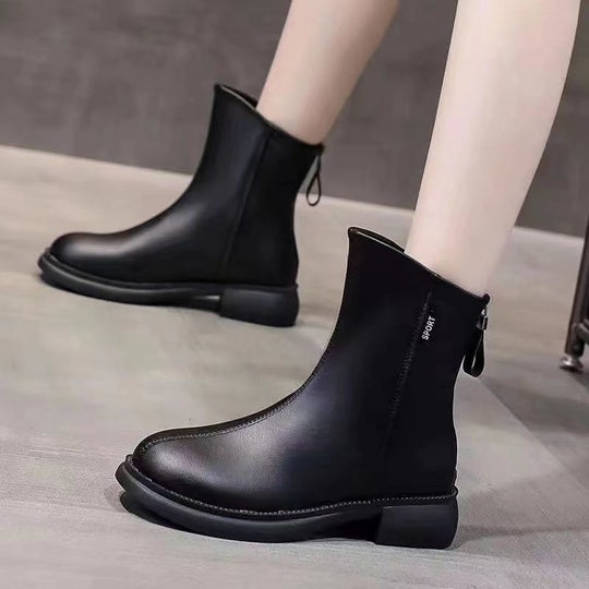 EB | Rückenreißverschluss Winterstiefel für Damen – Warme & Stilvolle Bequemlichkeit