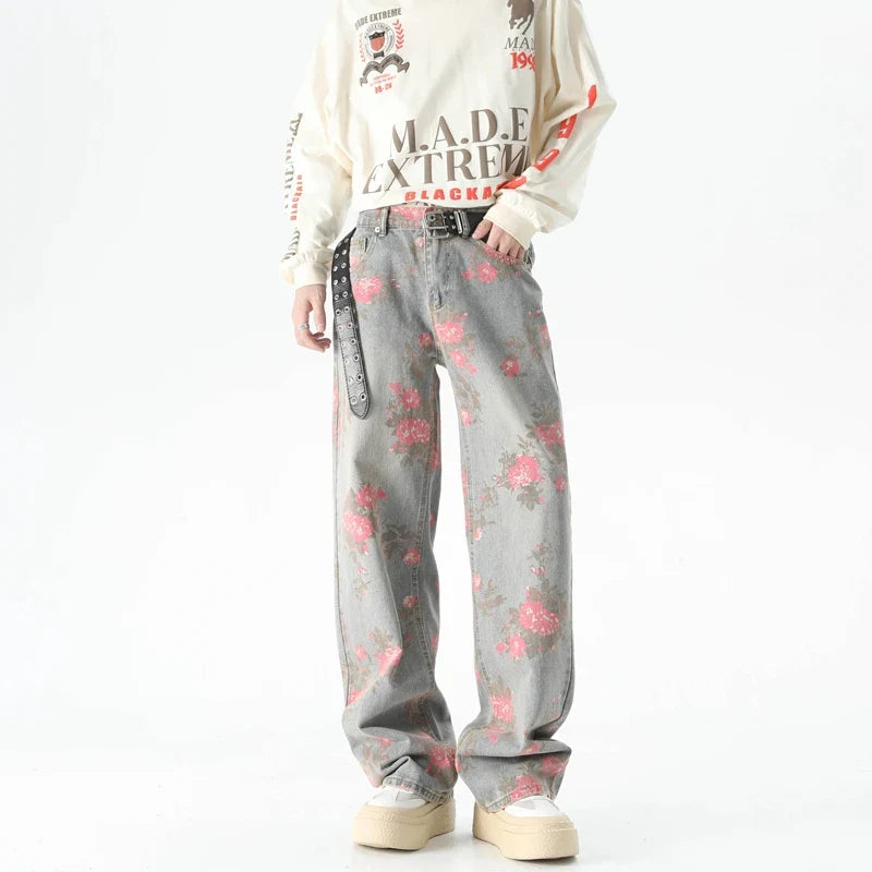 EB | Jeans mit Blumenmuster für Herren