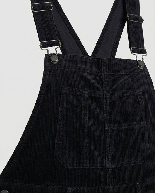 EB | Schwarz Latzhose Damen Lässig