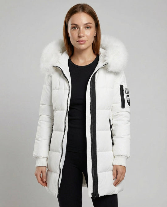 Winddichter Damen Puffermantel Warm | EB