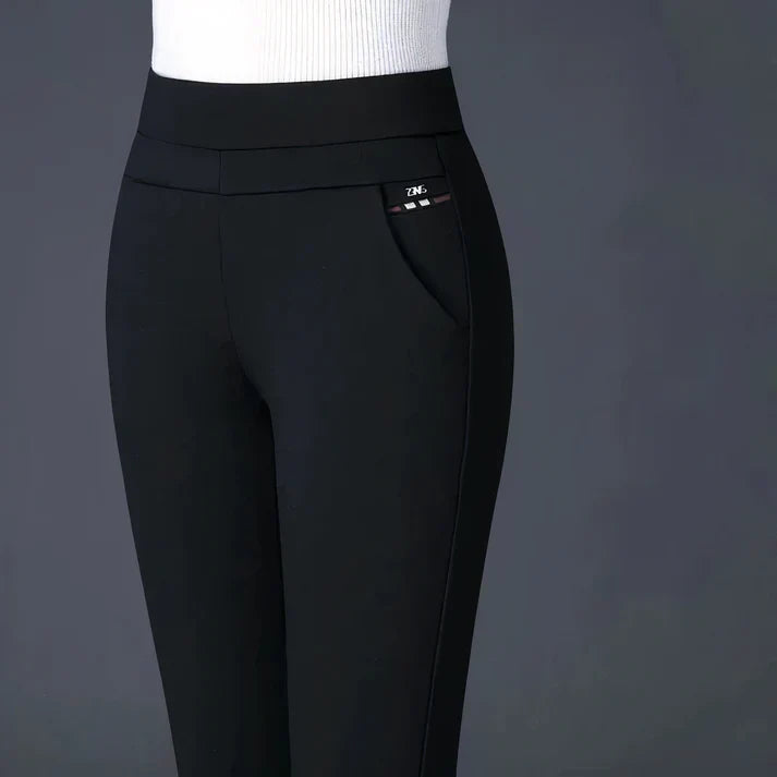 EB | Moderne Schwarze Hose mit Stretch für Damen