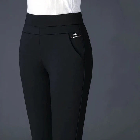 EB | Moderne Schwarze Hose mit Stretch für Damen