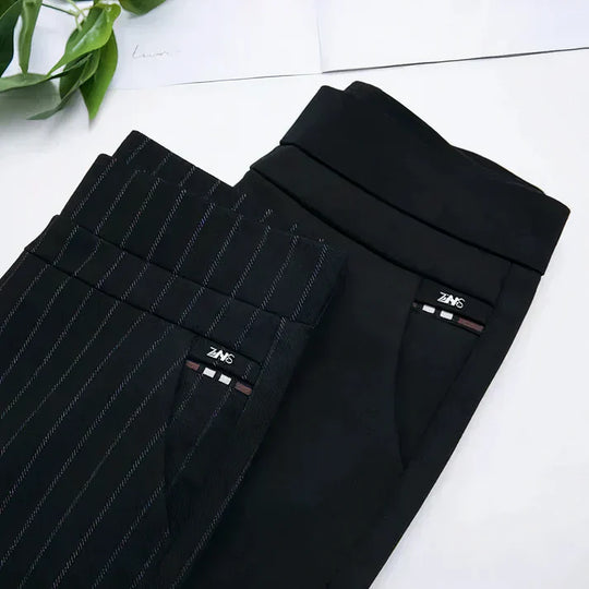EB | Moderne Schwarze Hose mit Stretch für Damen