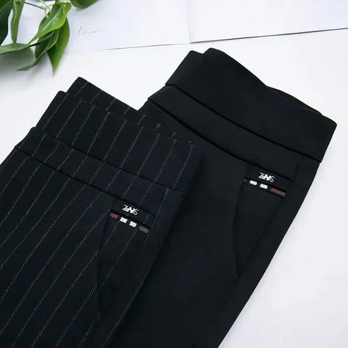 EB | Moderne Schwarze Hose mit Stretch für Damen