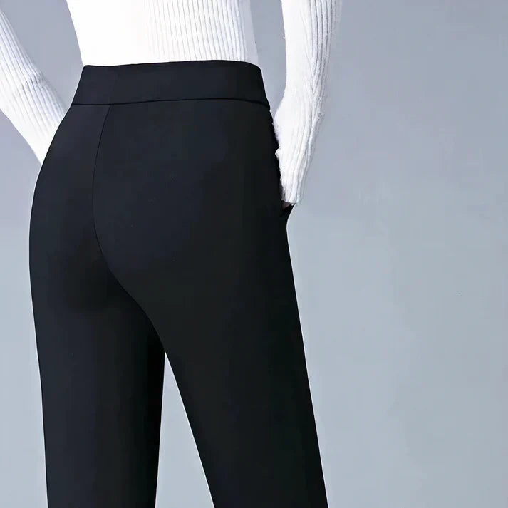 EB | Moderne Schwarze Hose mit Stretch für Damen