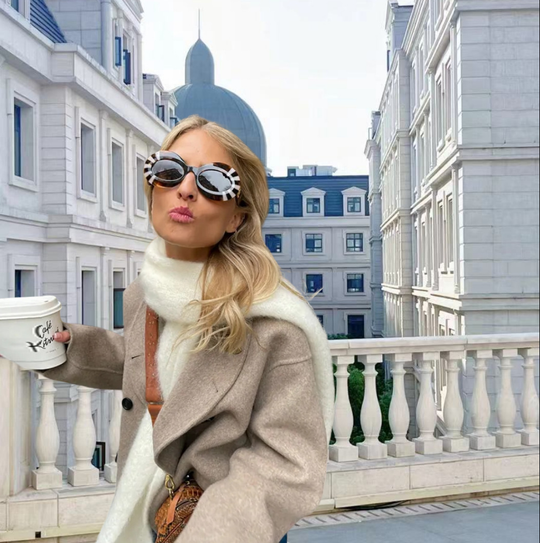 EB | Elegante Retro-Jacke mit Doppelknopfverschluss