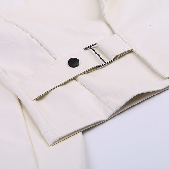 EB | Kurzes Damenjackett - Eine Lässige Lederjacke für Damen