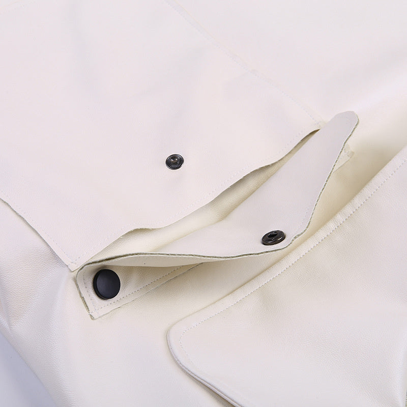 EB | Kurzes Damenjackett - Eine Lässige Lederjacke für Damen
