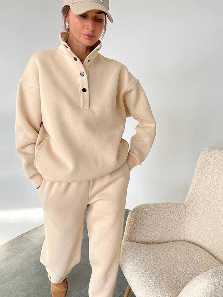EB | Oversized Fleece-Joggingset für Damen