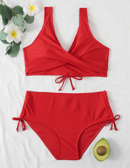 EB | Bescheidener Bikini mit Hoher Taille