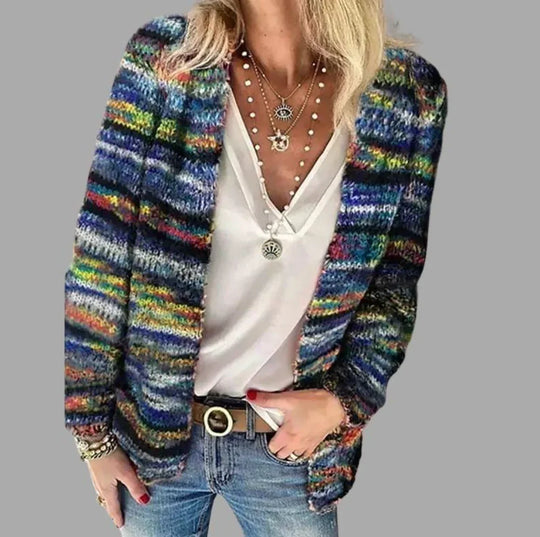 EB | Stilvolle und farbenfrohe Strickjacke für Damen