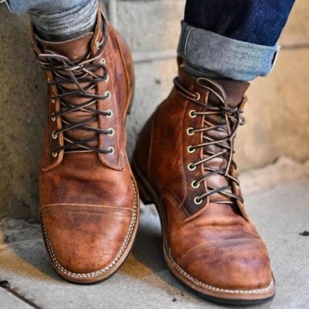 Robuste Lederstiefel für Männer EB