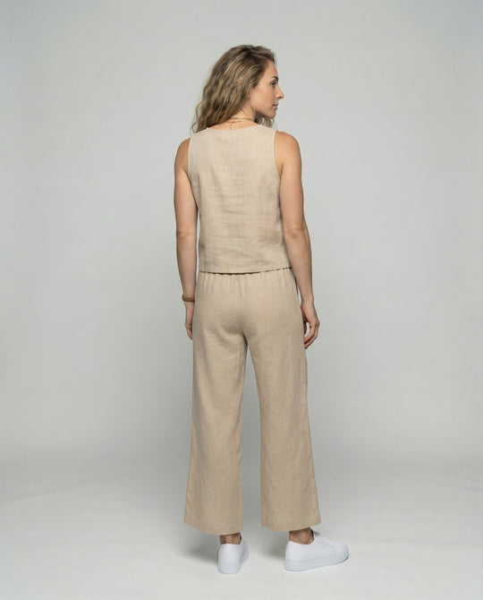 EB | Stylisches und Zweiteiliges Leinen Set