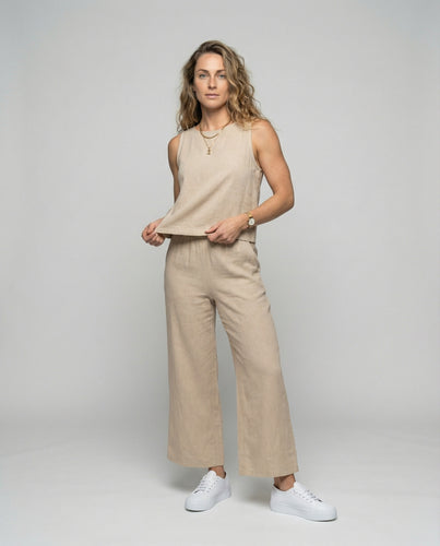 EB | Stylisches und Zweiteiliges Leinen Set