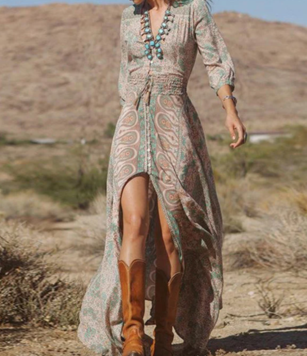 EB | Freizeit Bohemian Maxikleid