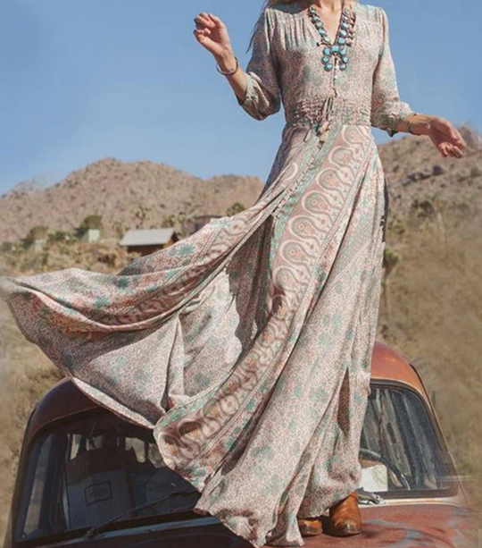 EB | Freizeit Bohemian Maxikleid