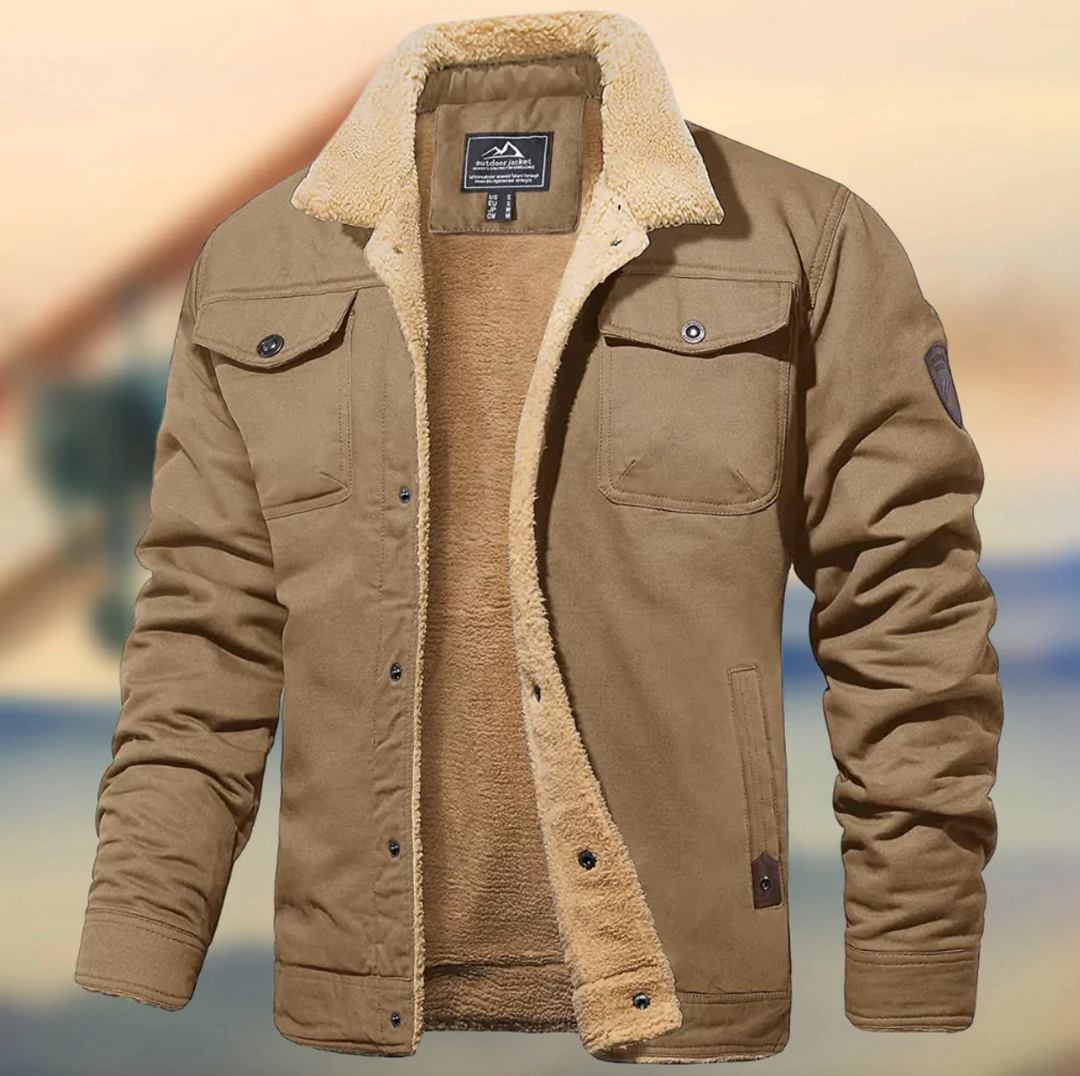 EB | Herren Sherpa Kragen Freizeitjacke
