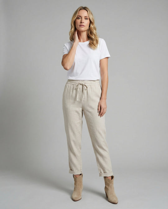 EB | Lässige und Stylische Leinen Hose