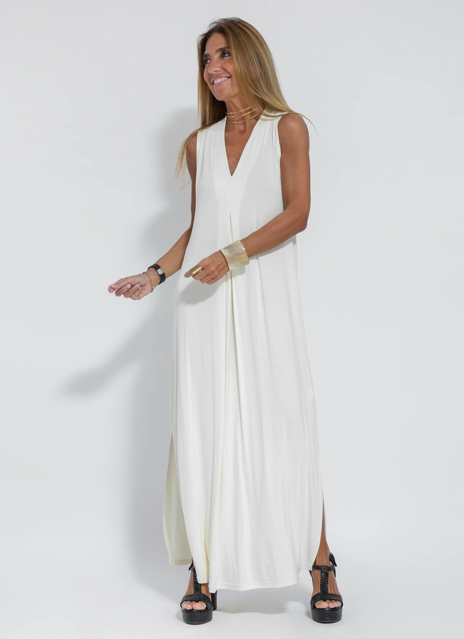 Elegantes Kleid-Weste-Set mit Schlankmachendem Schnitt für festliche Anlässe | EB