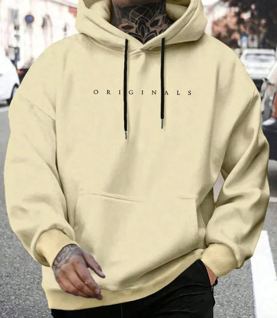 EB - Streetwear Herbst Hoodie mit Kordelzug für Herren