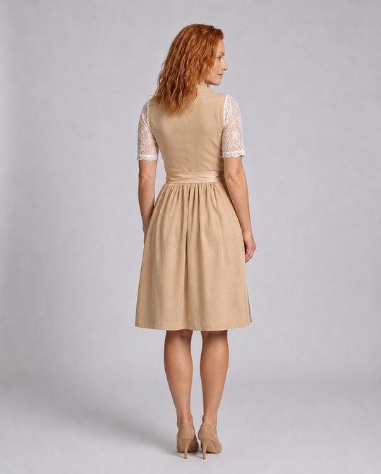 Traditionelles Dirndlkleid mit Schnürmieder für Oktoberfest | EB