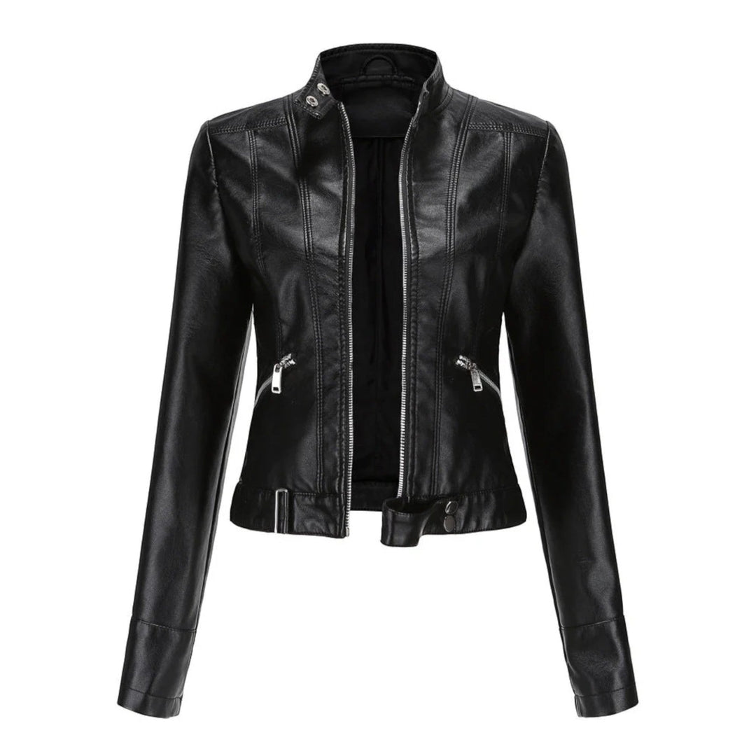 EB | Kurze Bikerjacke für Frauen - Langarm