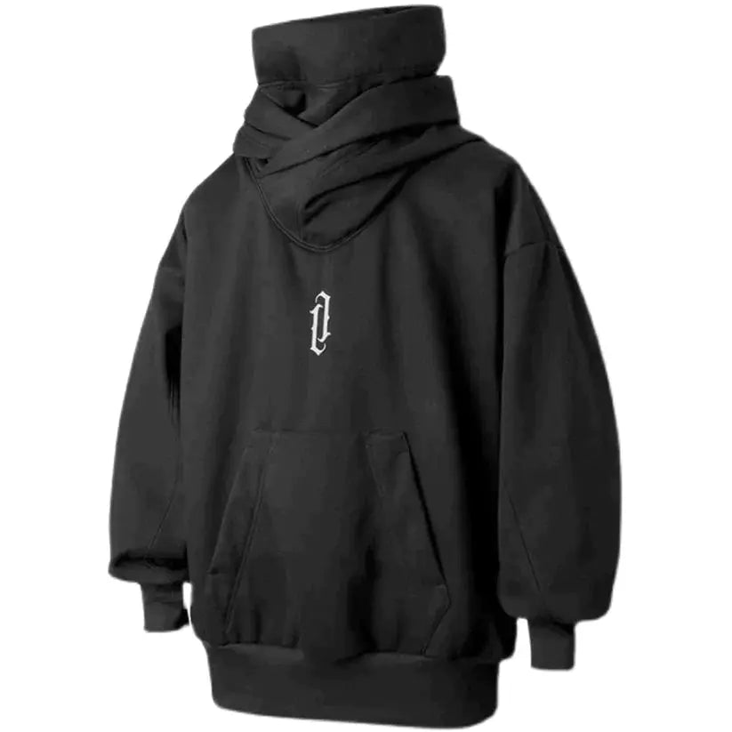 EB | Ninja-Hoodie mit Doppeltem Ausschnitt