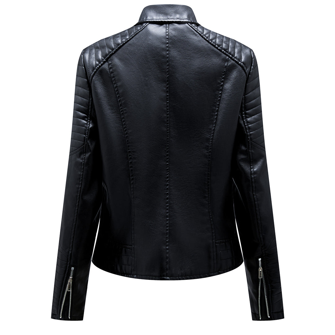 EB | Stilvolle Herbstlederjacke