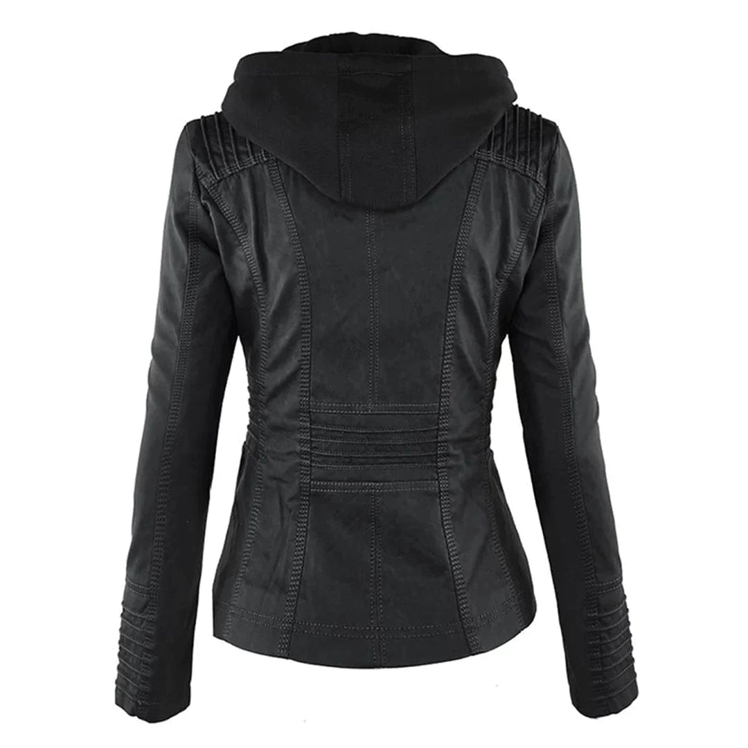 EB | Stilvolle Motorradjacke mit Kapuze