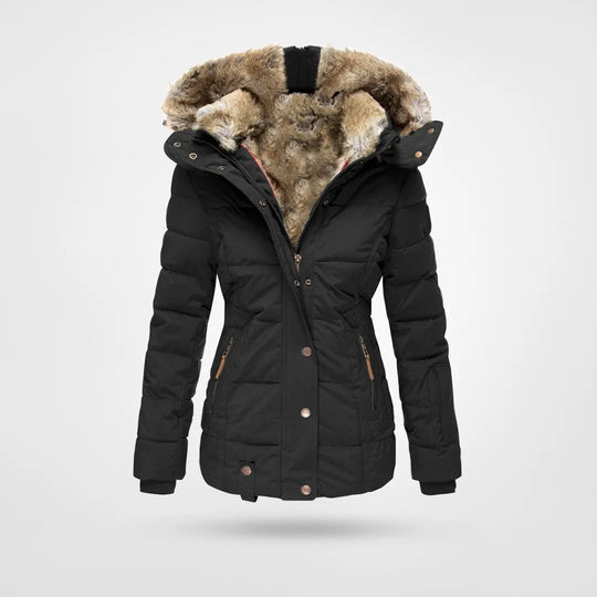 EB | Warme modische Winterjacke mit Innenfutter und Kapuze