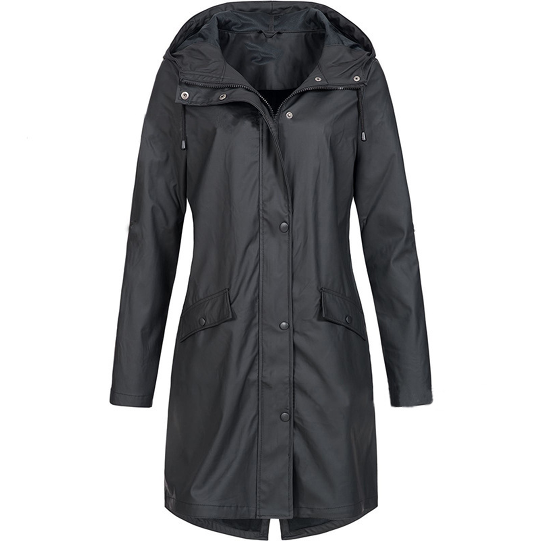 EB | Wasserdichte Lange Jacke - Winddicht & Bequem