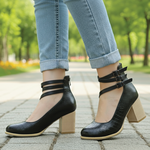 EB | Blockabsatz Knöchel Schuhe