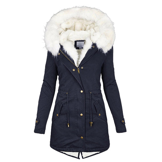 EB | Fleecegefütterte Damen Winterjacke